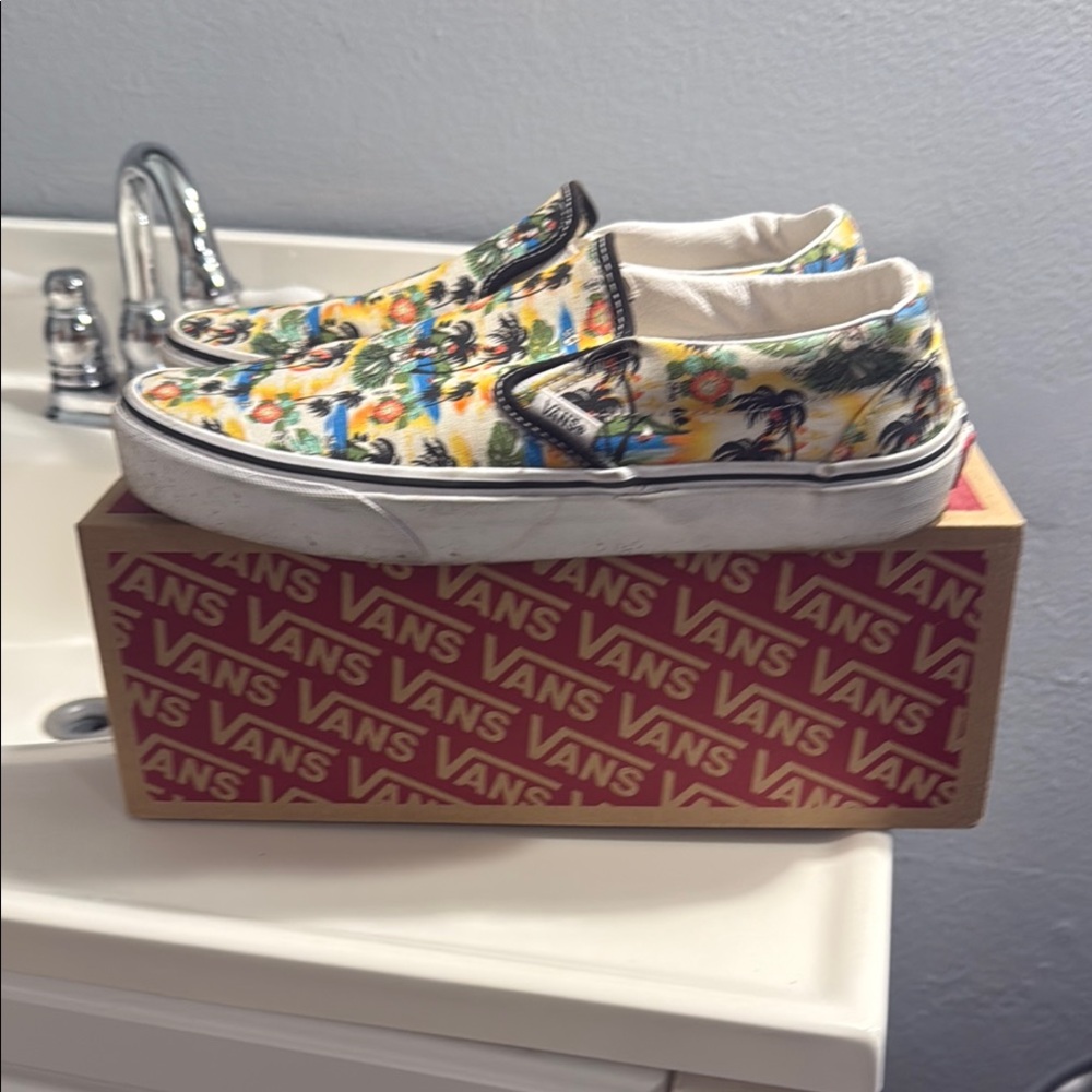 Vans Floral Paradise Slip-On Shoes